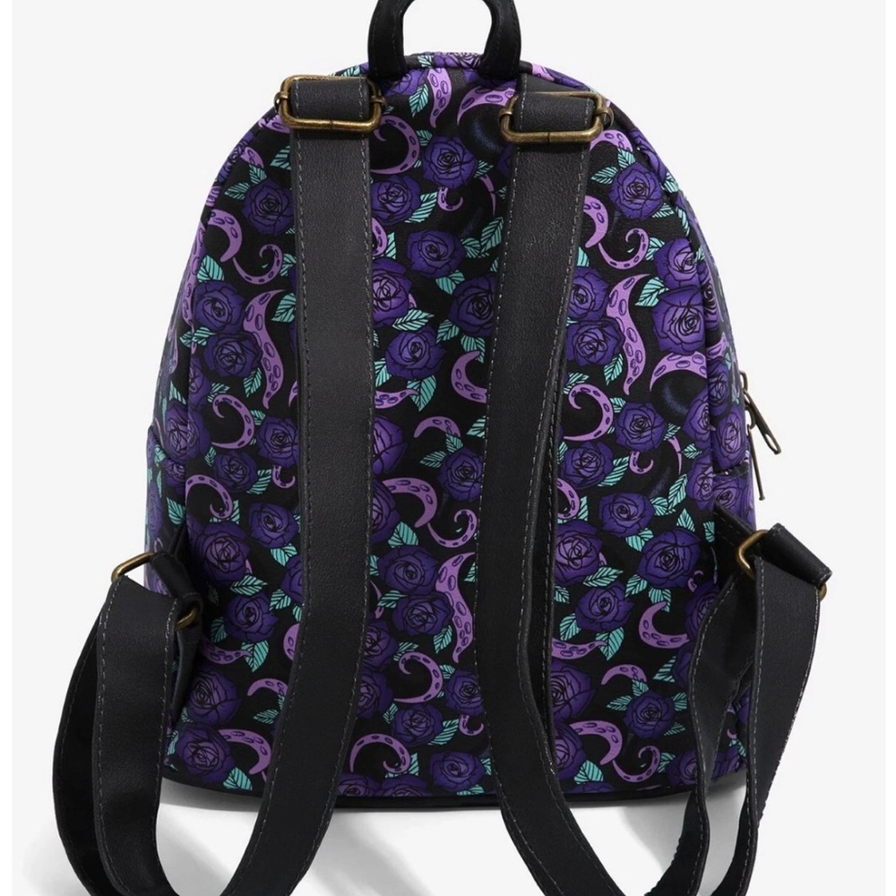 Loungefly Villians Ursula Tentacles Roses backpack Hot Topic - Picture 5 of 9